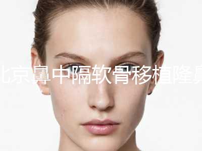 北京鼻中隔软骨移植隆鼻费用受那些因素影响