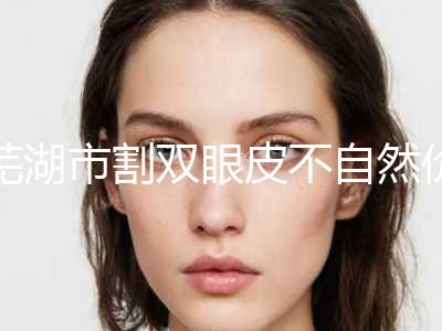 芜湖市割双眼皮不自然价格收费表2024吐血整理(割双眼皮不自然均价为：9347元)